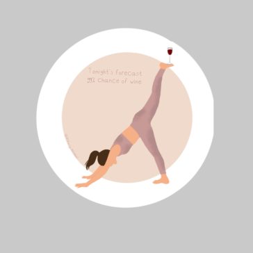 Wine - sticker