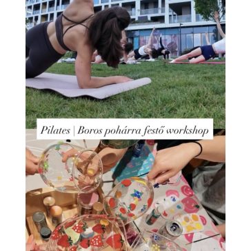 Pilates x Boros pohár festő workshop